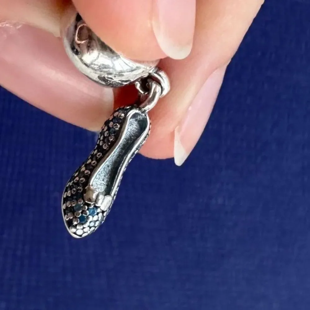 NWOT Pandora x Disney Cinderella Sparkling Slipper Charm